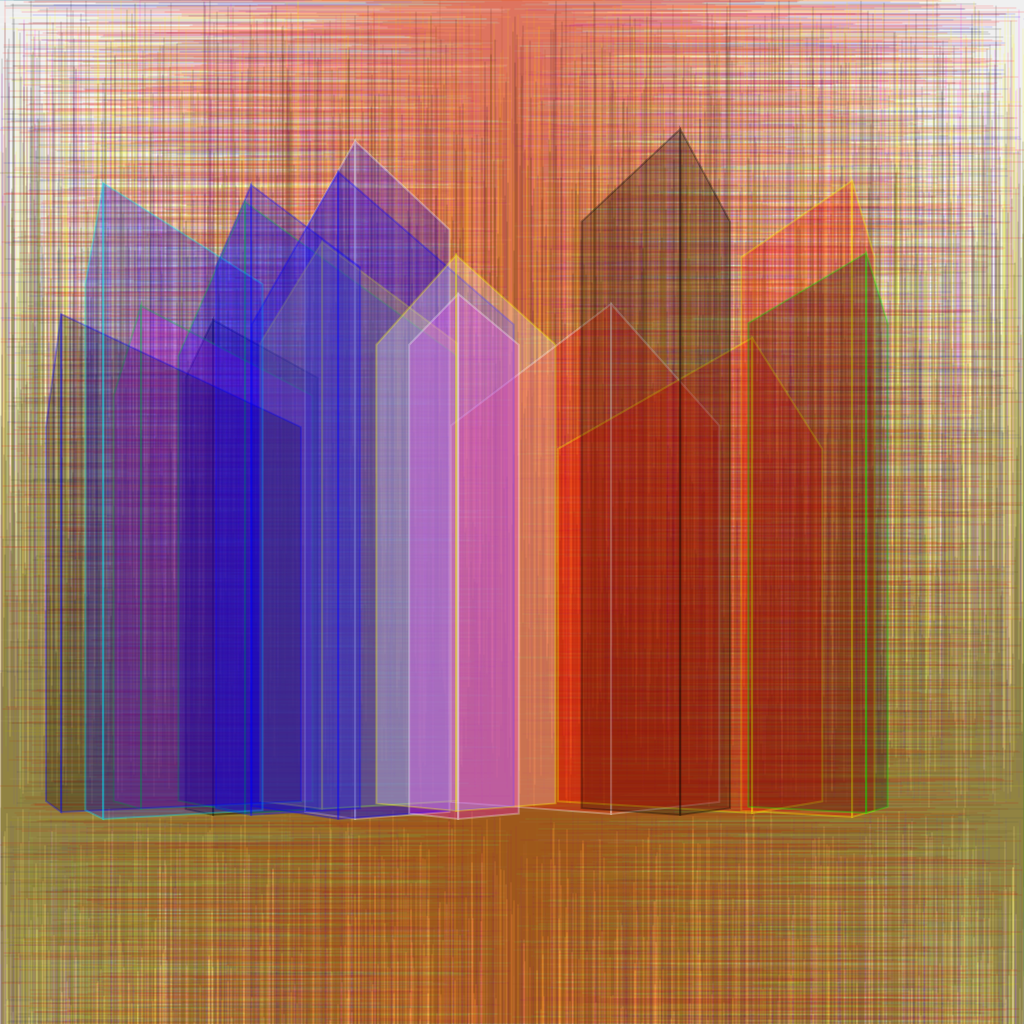 Abstract skylin #12 static token preview