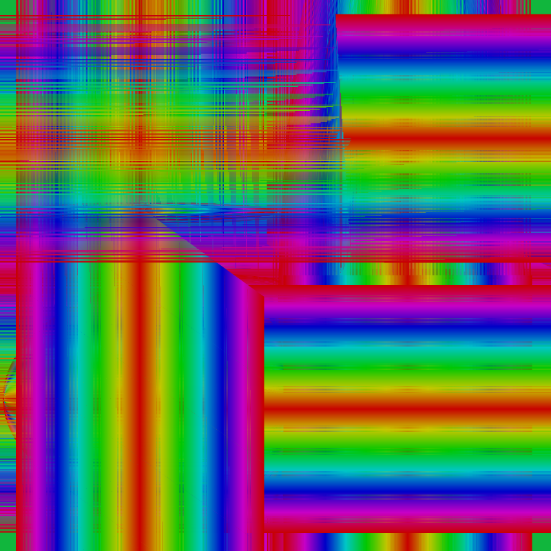 Fibonacci Rainbow Spirals 14 #1 static token preview