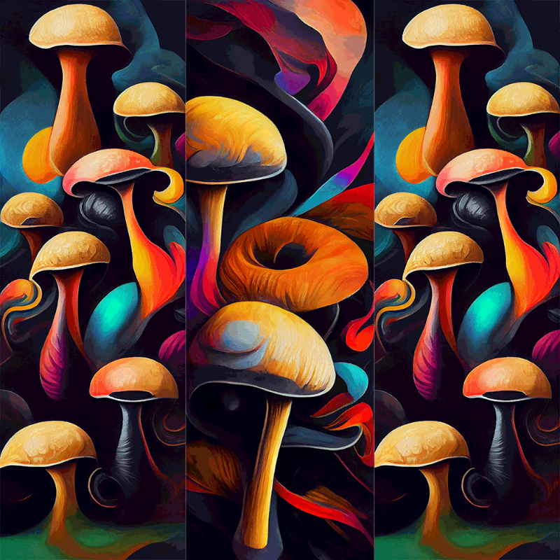 AI Mushroom #4 static token preview