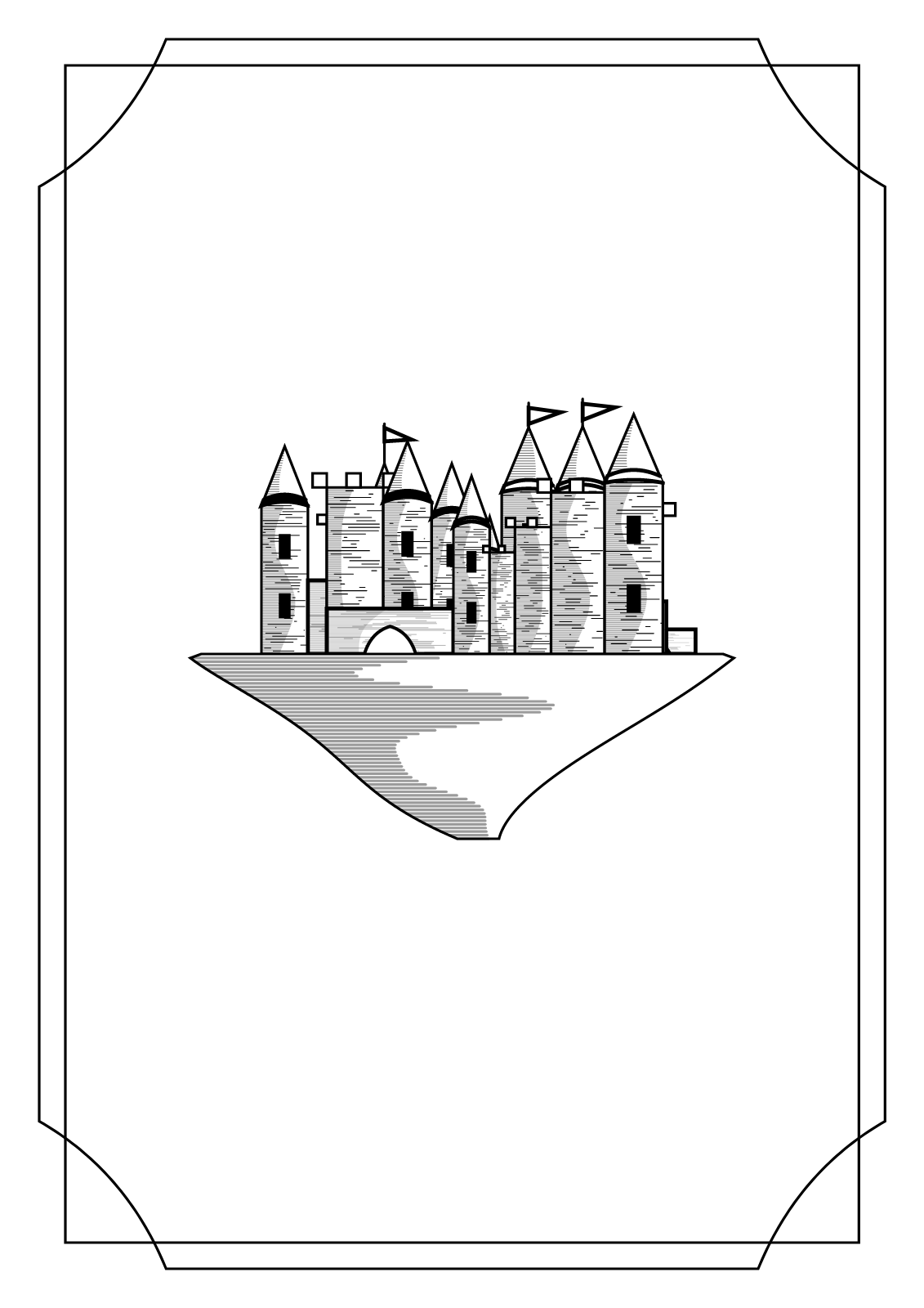Minimalist Castle #18 static token preview