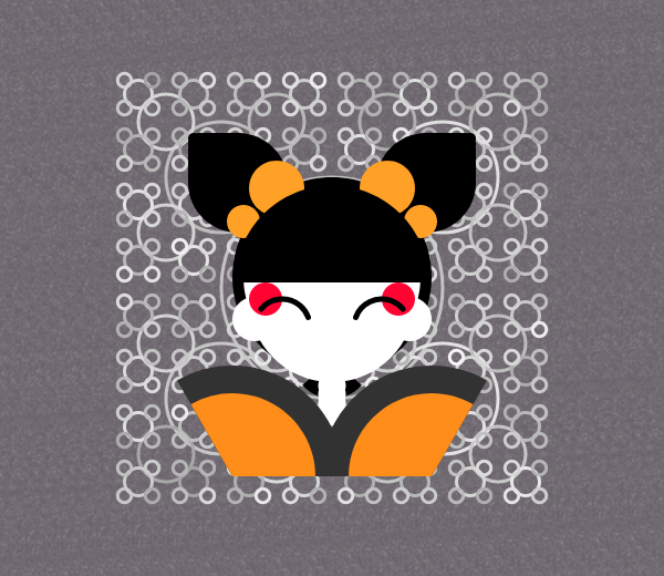 Kimono Doll #3 static token preview