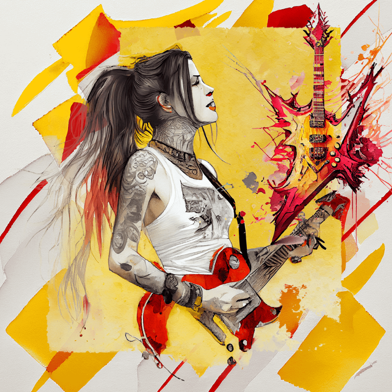 Hard Rock Girl 2 #11 static token preview