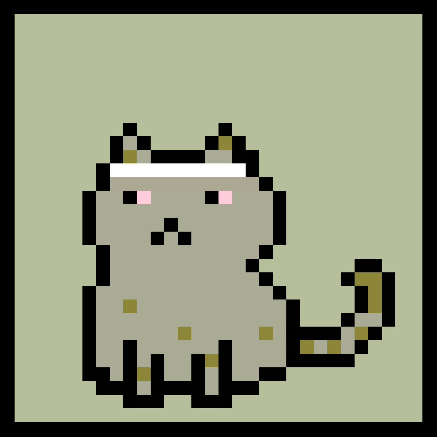 Lazy Kitties #39 static token preview