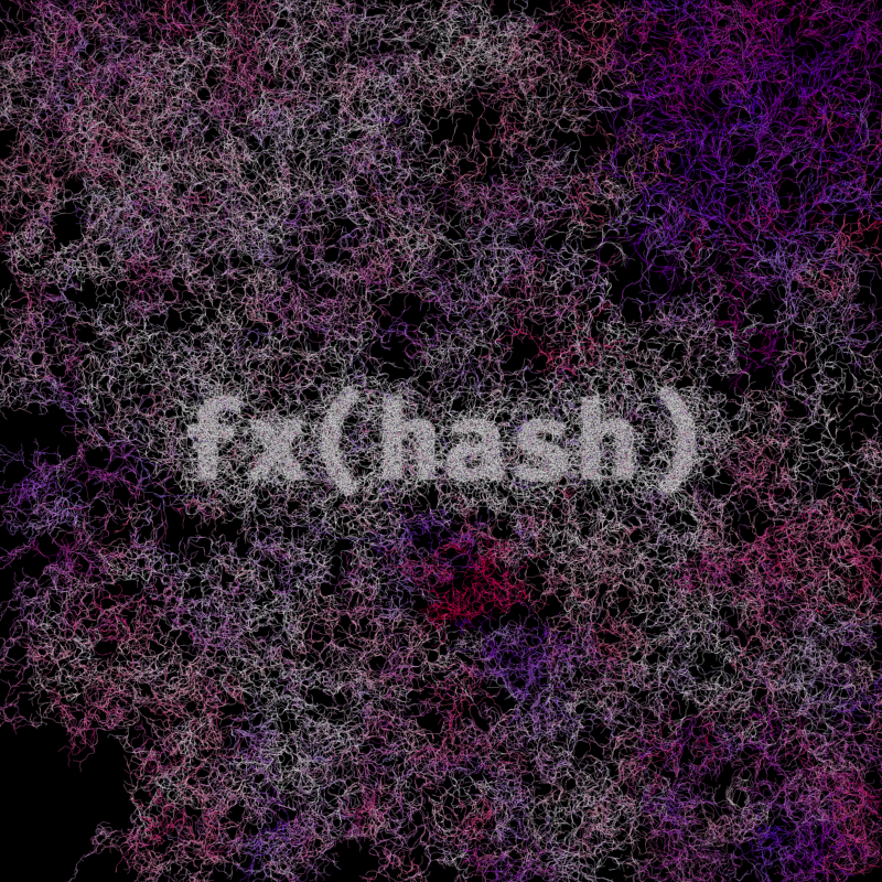 FXHASH Generative Logo #809 static token preview
