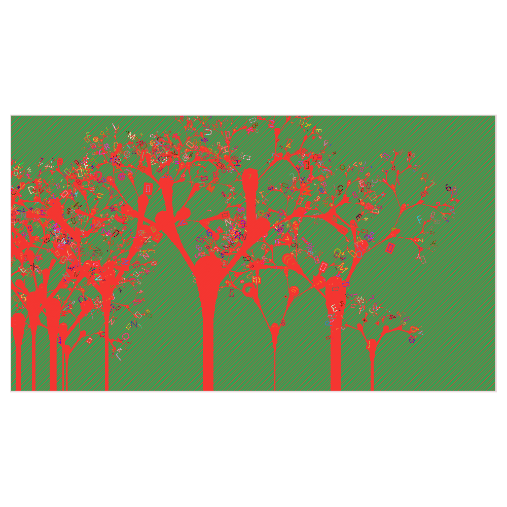 Red forests of broken words #2 static token preview