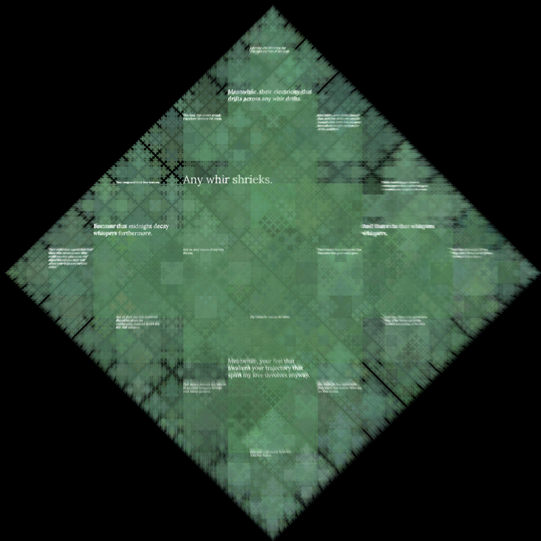 Diamond Fractal Fire #13 static token preview