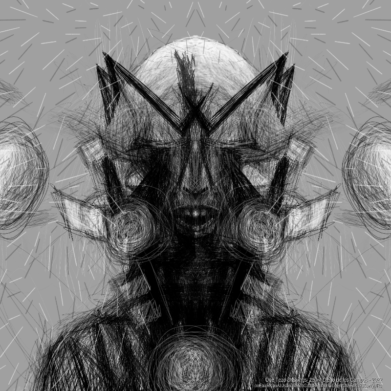 One Tezo Drawings_257+ #17 static token preview
