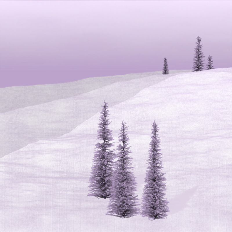 Snowy Hills #25 static token preview