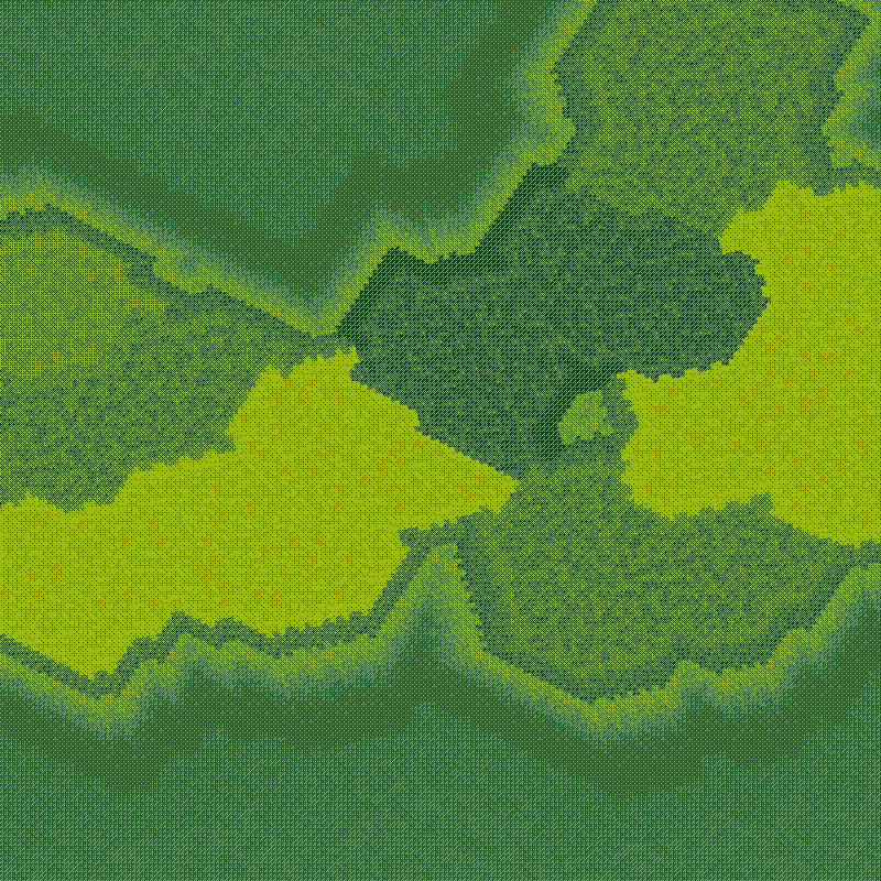 Littlecube Maps: Green Dithering #19 static token preview