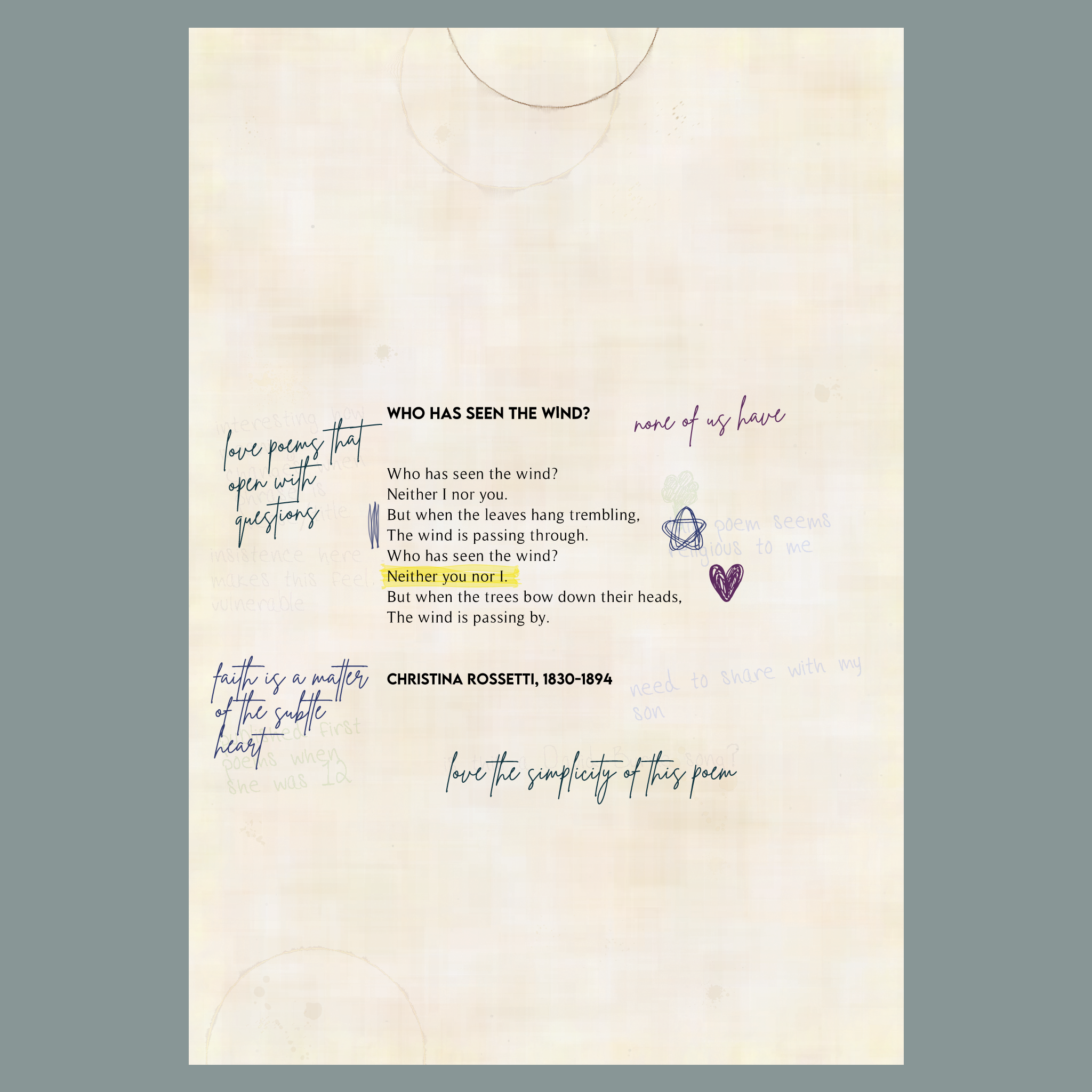 Poems in the Public Domain #116 static token preview
