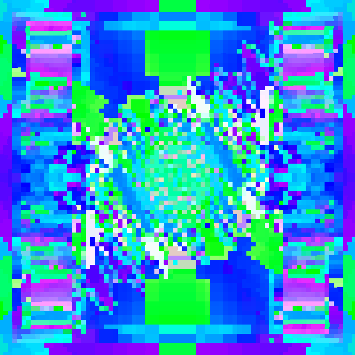 Psychedelic Dance of Pixels #15 static token preview