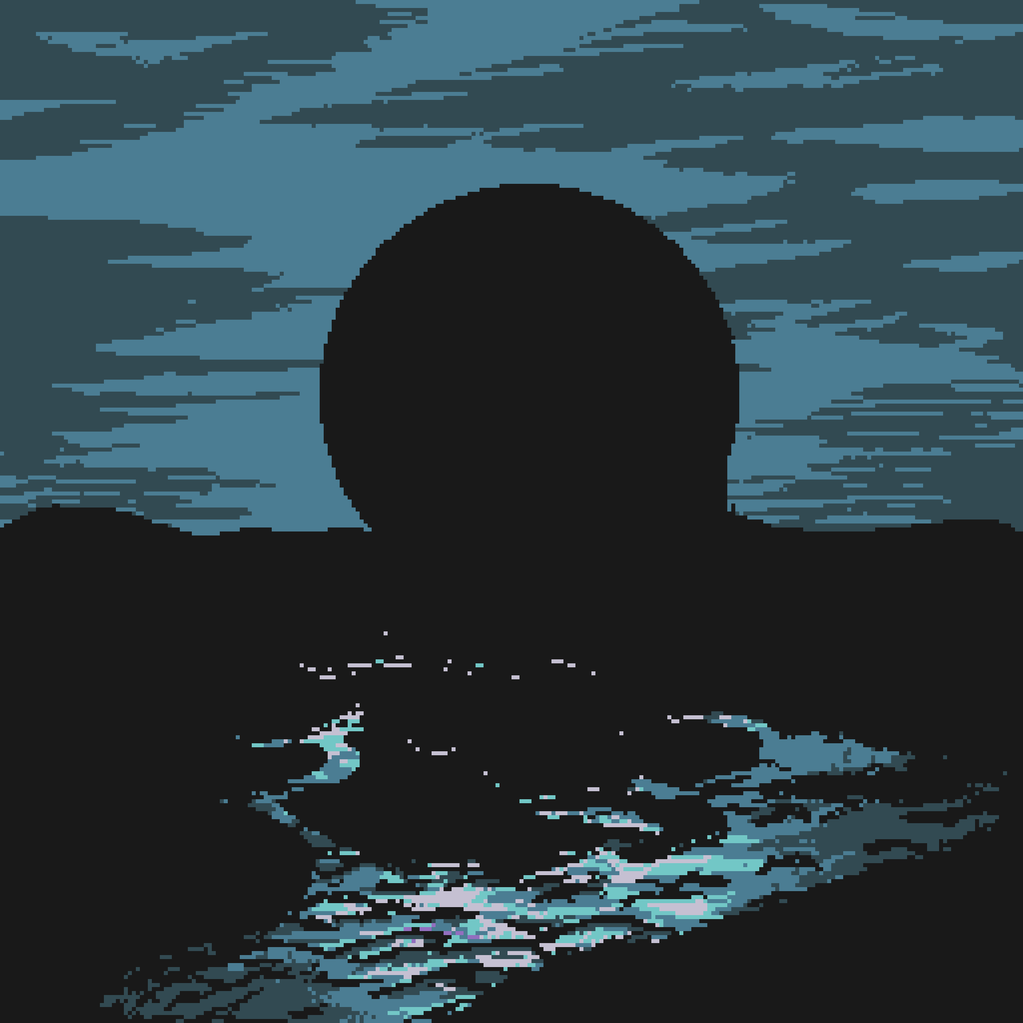 Pixel Sunset #17 static token preview