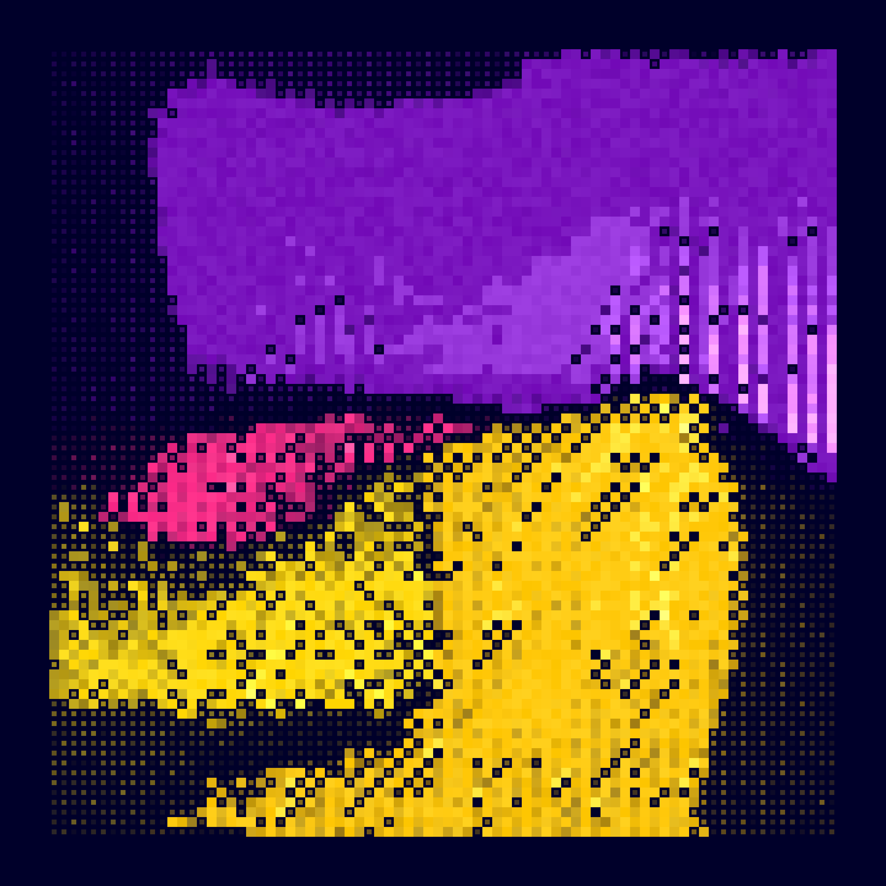 Pixel Blobs II #458 static token preview