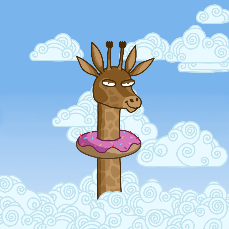 Awesome giraffes #6 static token preview
