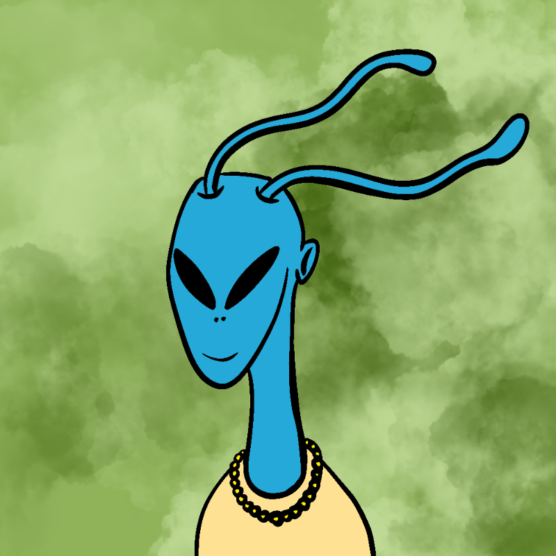 Alien Visitors #5 static token preview