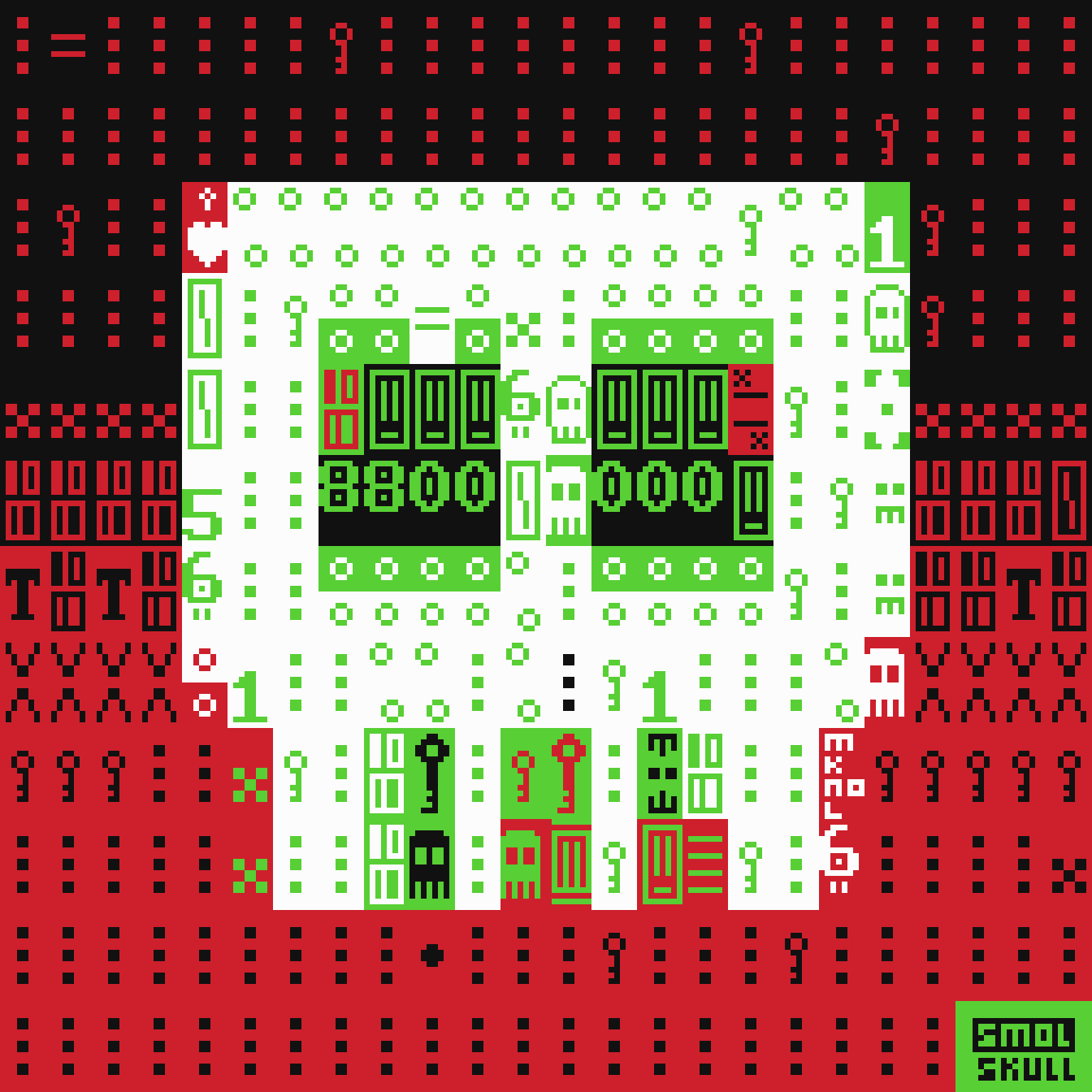 ASCII-SMOLSKULL #26 static token preview