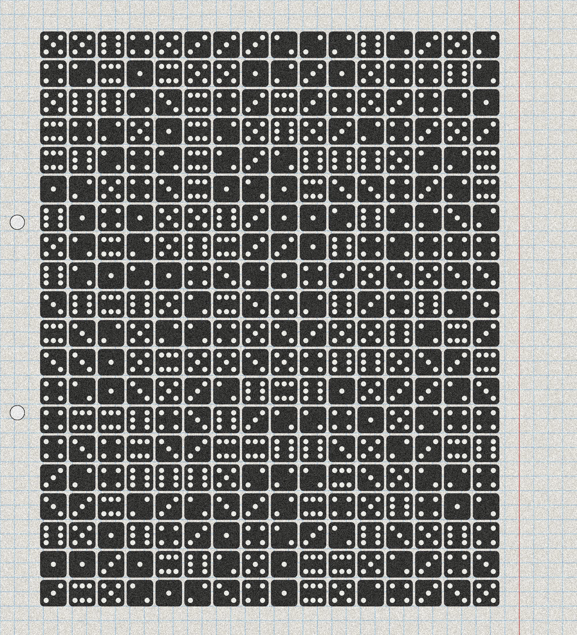 sketchbook page 6: dice roll #6 static token preview