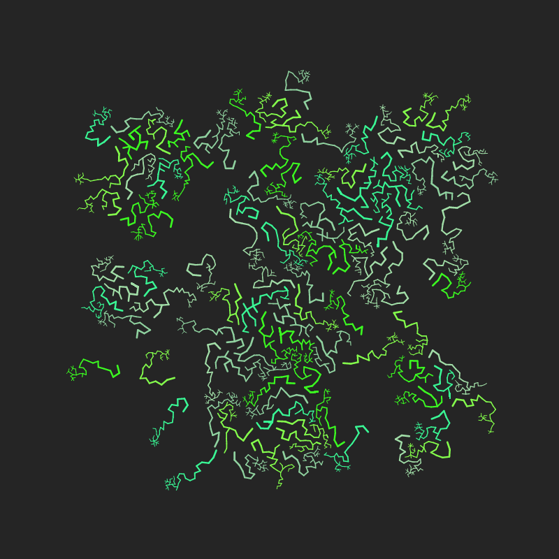 Random circle of Fractals #5 static token preview