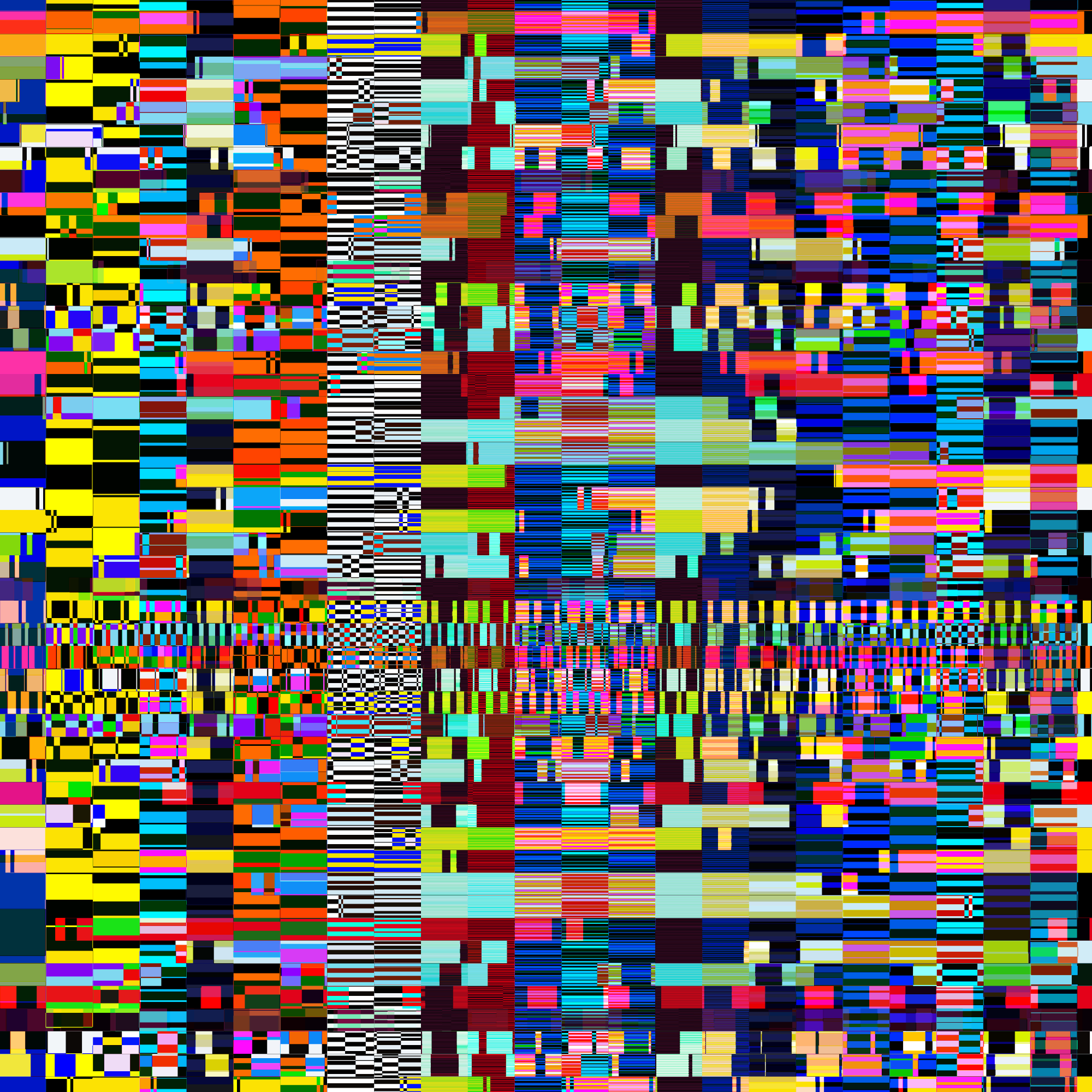 Glitchometry Stripes #20 static token preview
