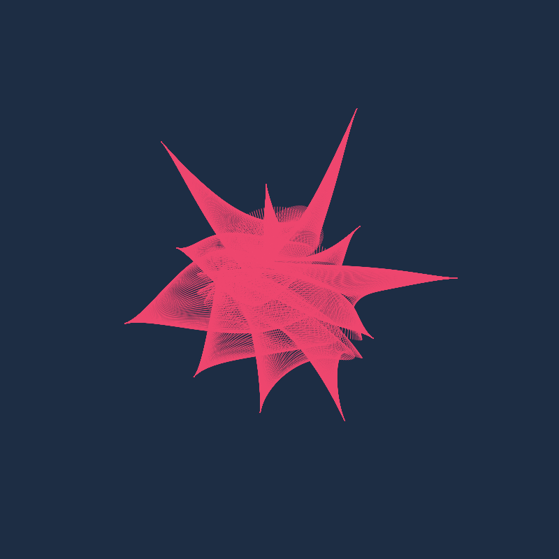 Bezier Stars #15 static token preview