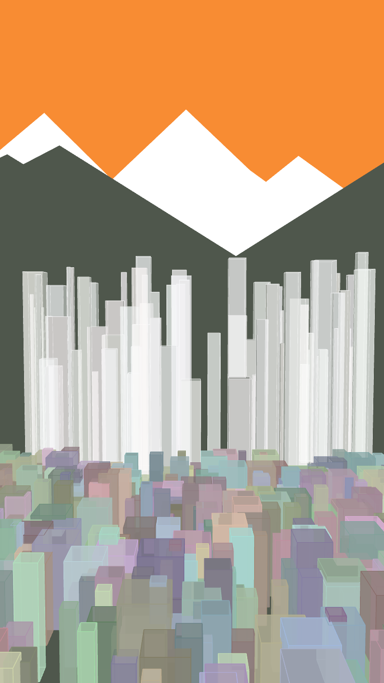 Los Angeles Winter Skyline #5 static token preview