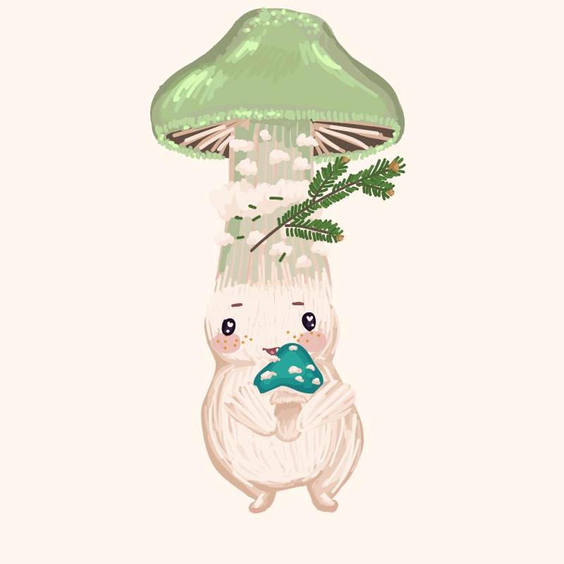 Cute Mushrooms Forest Guys #7 static token preview