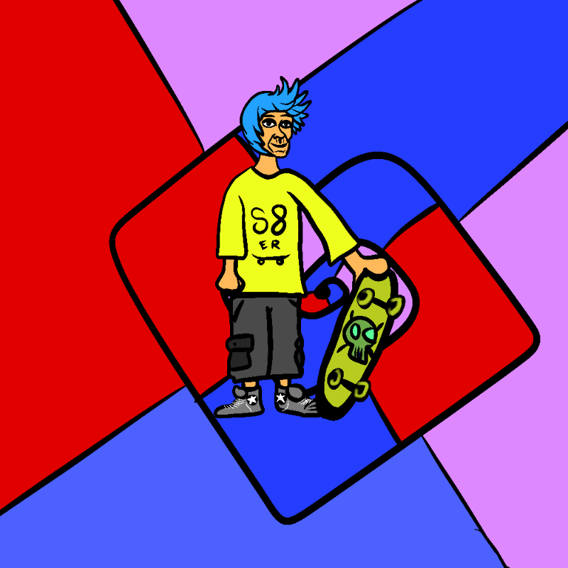 Skaterdudes #27 static token preview