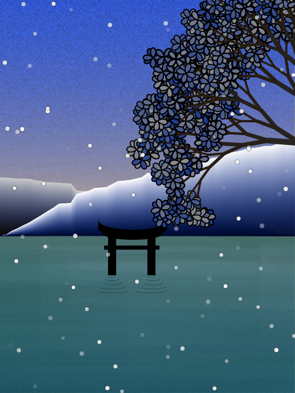 Winter morning in a village near Tokyo #19 static token preview