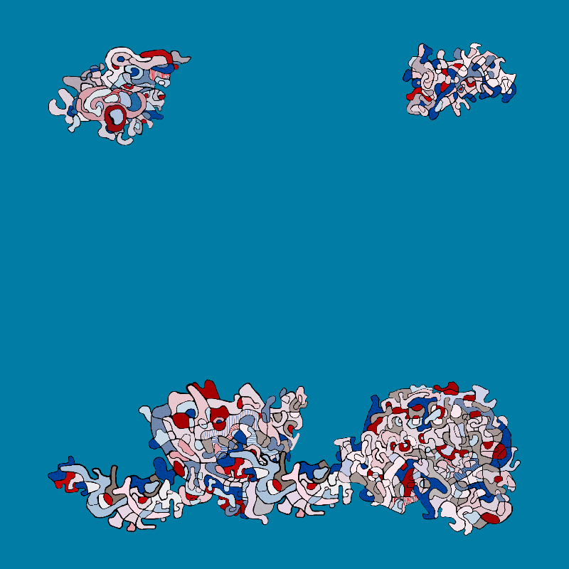 Swim in Dubuffet Thought #7 static token preview