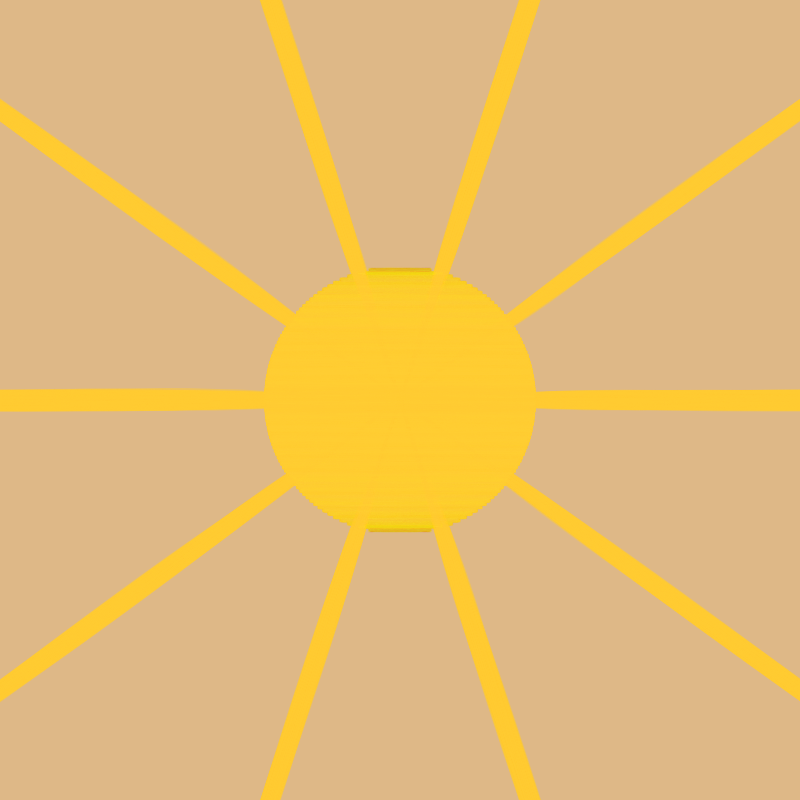 Lever de soleil linéaire #3 static token preview