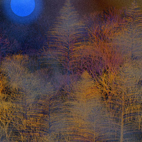 Moonlit Native Bush #1 static token preview