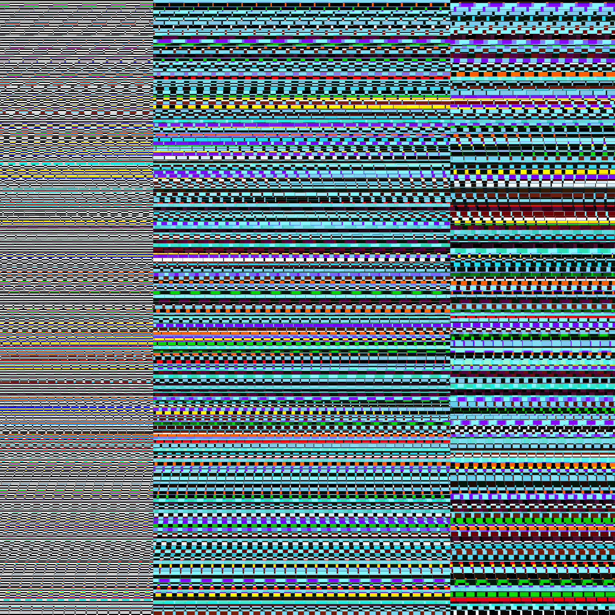 Glitchometry Stripes #6 static token preview