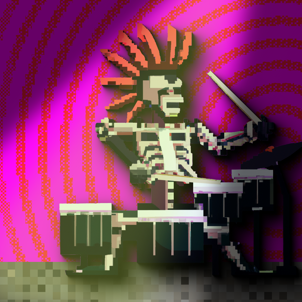 The Rolling Bones - Damned Drummers #3 static token preview