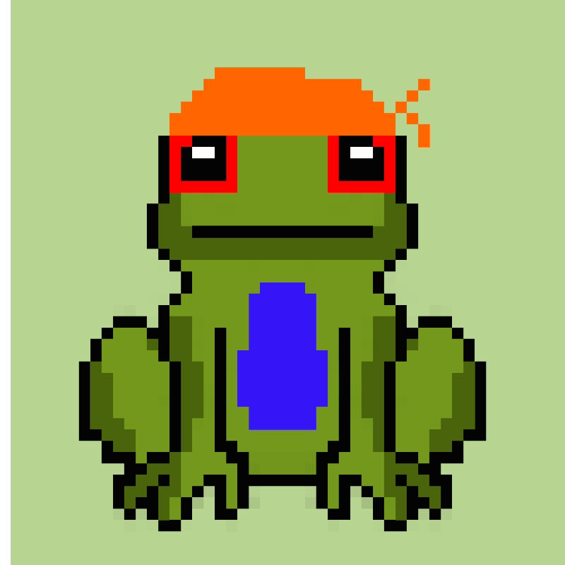 Whimsical Frog Family #8 static token preview
