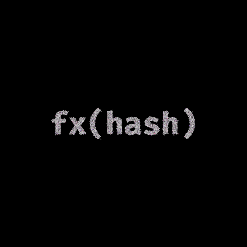 FXHASH Generative Logo #436 static token preview