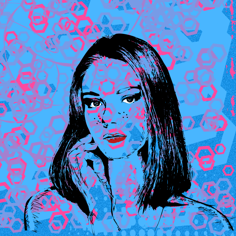Woman in Austin - Keep it weird #3 static token preview