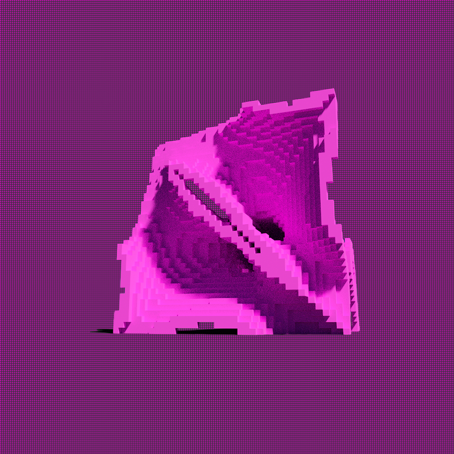 ‘Low-Res’ poems #6 static token preview