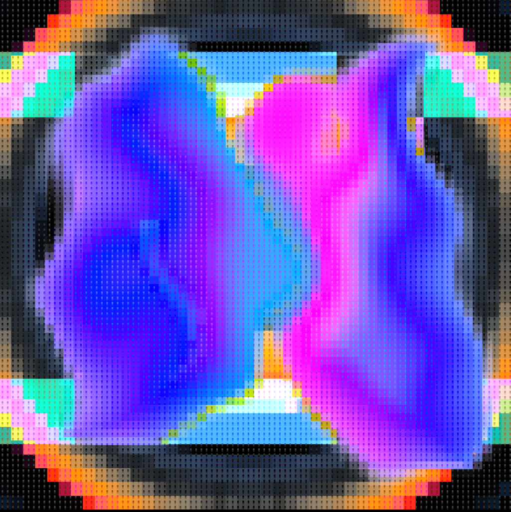Pixelated Utopian Entity #24 static token preview