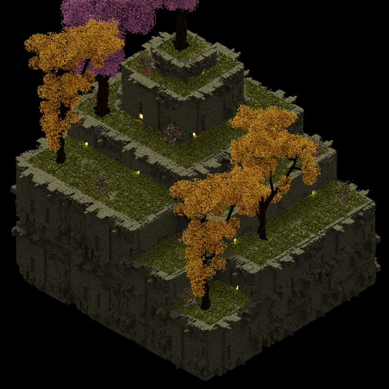 Voxel Temple #24 static token preview