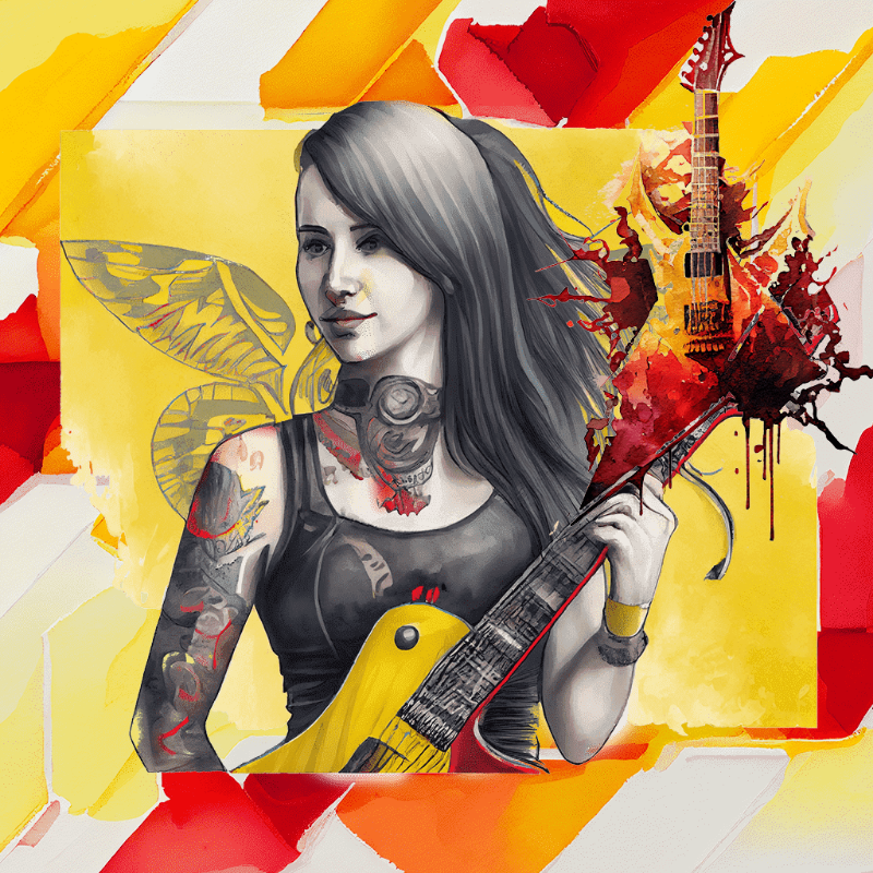 Hard Rock Girl 2 #1 static token preview