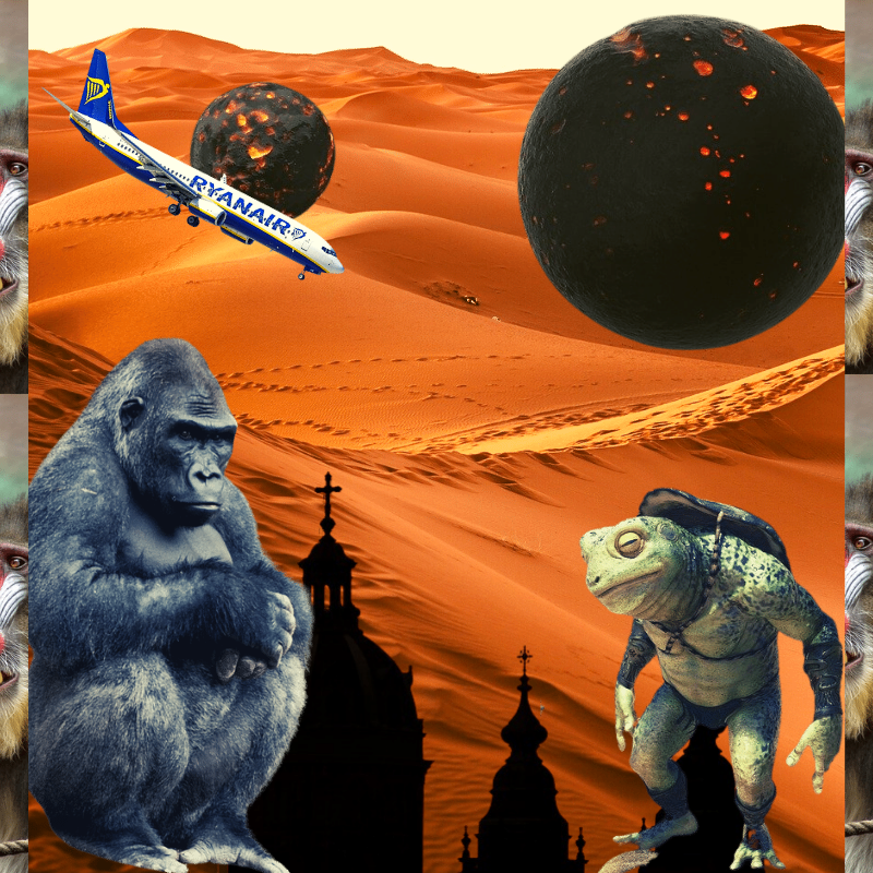Banana & Pepe on mysterious trips #10 static token preview