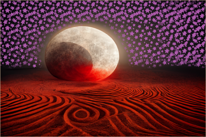 (Red) Moon #19 static token preview