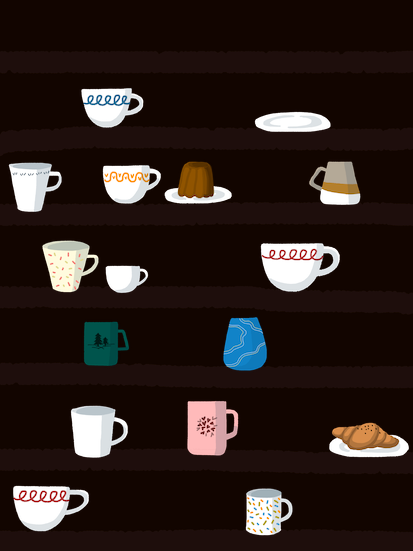 Cups on Shelf #7 static token preview