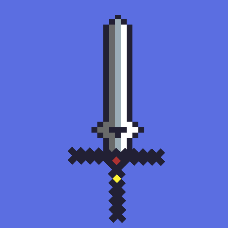 Generative Pixel Swords #10 static token preview