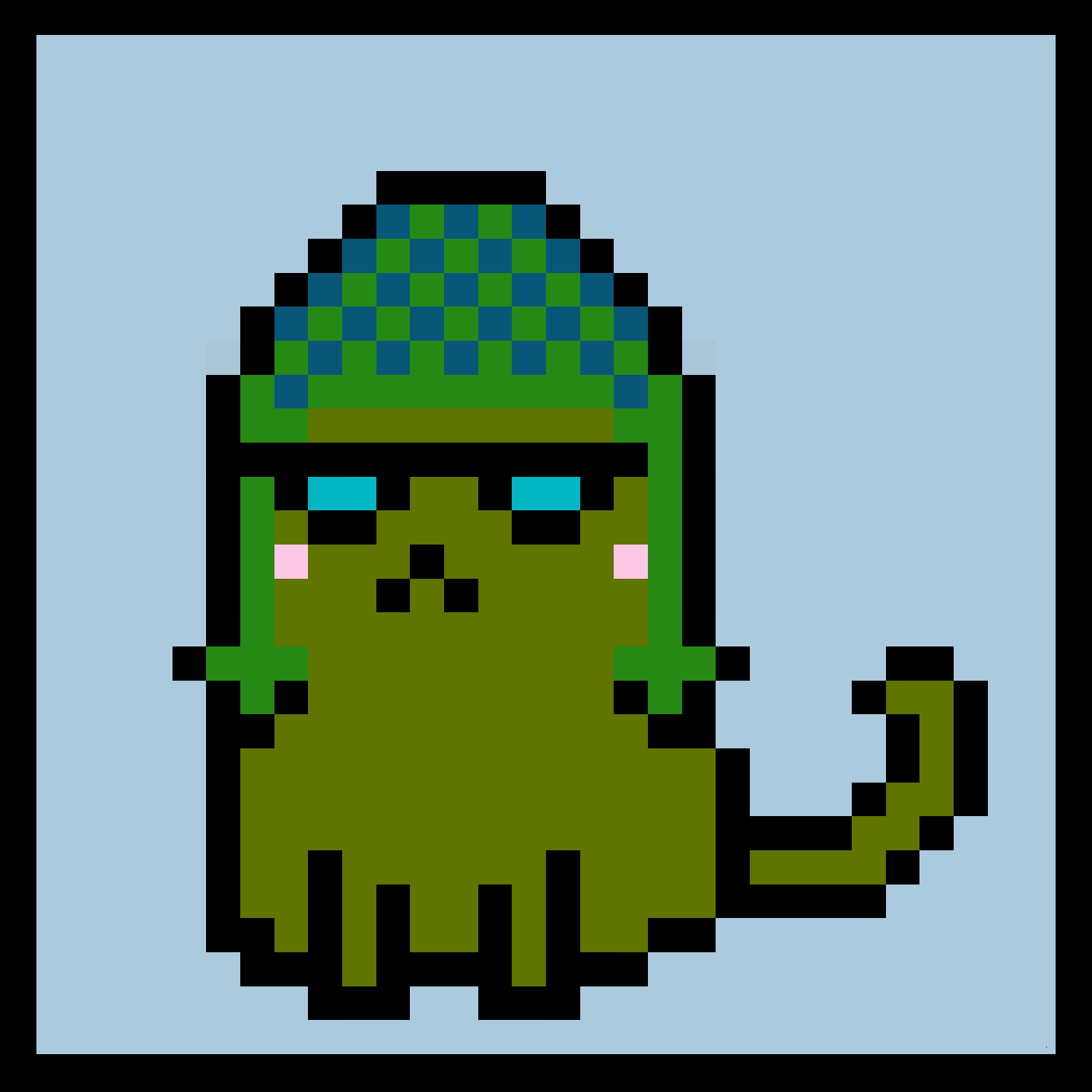 Lazy Kitties #672 static token preview