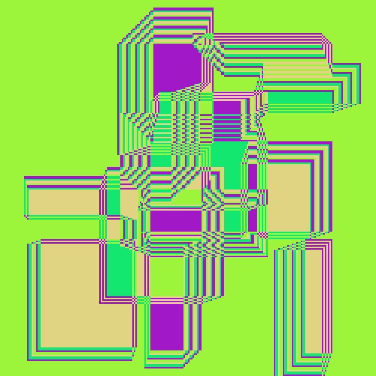 Superimposed Rectangles #18 static token preview