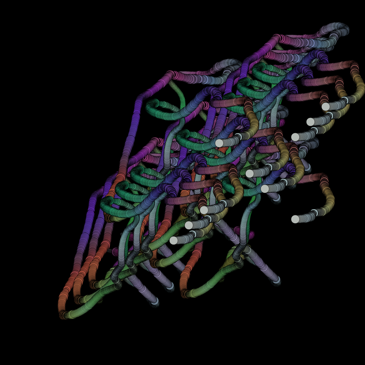Perlin Worms Revamped (Audio Reactive) #3 static token preview