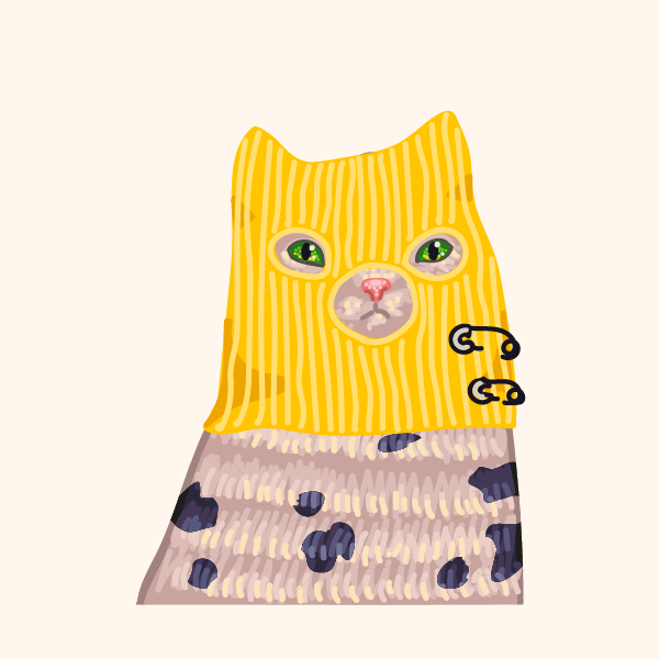 Kittens in balaclavas #4 static token preview