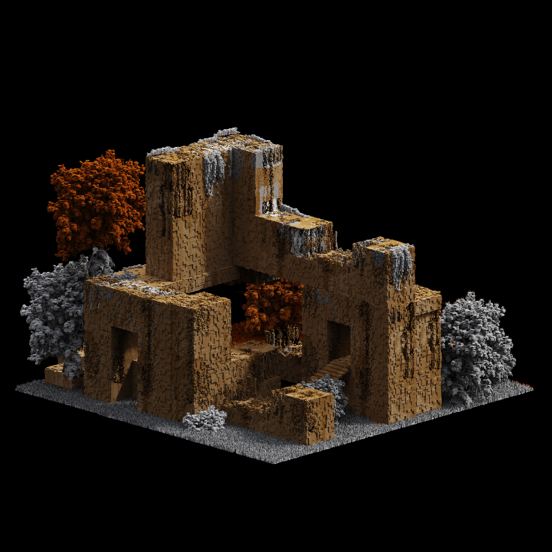 The voxel house #N1 #2 static token preview