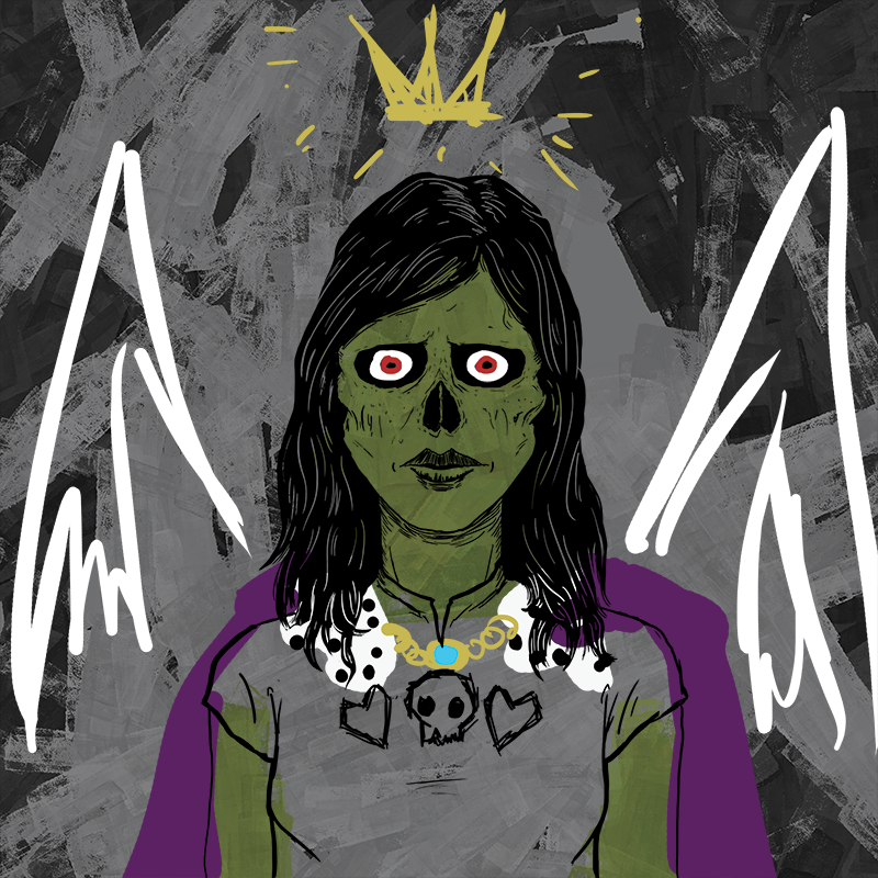 Lady Skeleton #25 static token preview